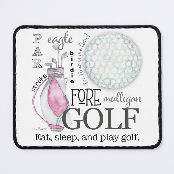 Item preview, Pink Golf Art designed and sold by Jean Plout.