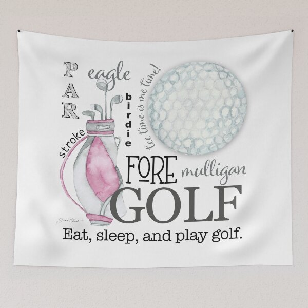 Item preview, Pink Golf Art designed and sold by Jean Plout.