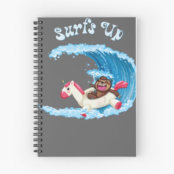 Item preview, Funny summer surfing a unicorn sloth designed and sold by TipTopTapo.
