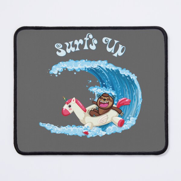 Item preview, Funny summer surfing a unicorn sloth designed and sold by TipTopTapo.