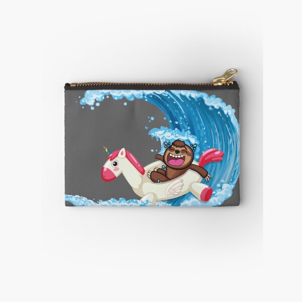 Item preview, Funny summer surfing a unicorn sloth designed and sold by TipTopTapo.