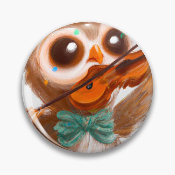 Artikelvorschau, Owl playing violin entworfen und verkauft von WorldOfFairies.