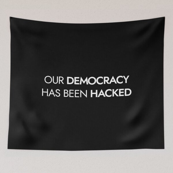 Item preview, Democracy Hacked designed and sold by Essenti4lgoods.