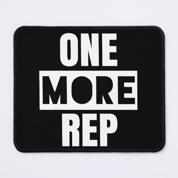 Item preview, One More Rep : Motivational Fitness Quote designed and sold by EnzoVectorism.