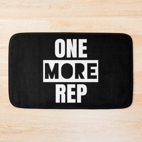 Item preview, One More Rep : Motivational Fitness Quote designed and sold by EnzoVectorism.