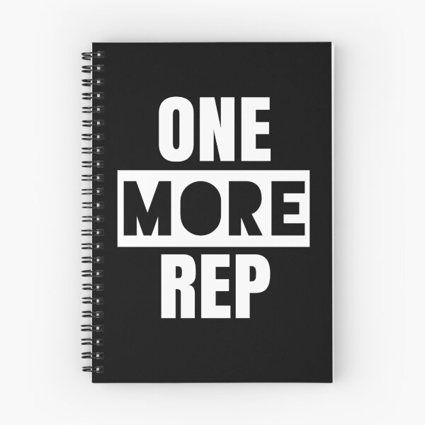 Item preview, One More Rep : Motivational Fitness Quote designed and sold by EnzoVectorism.