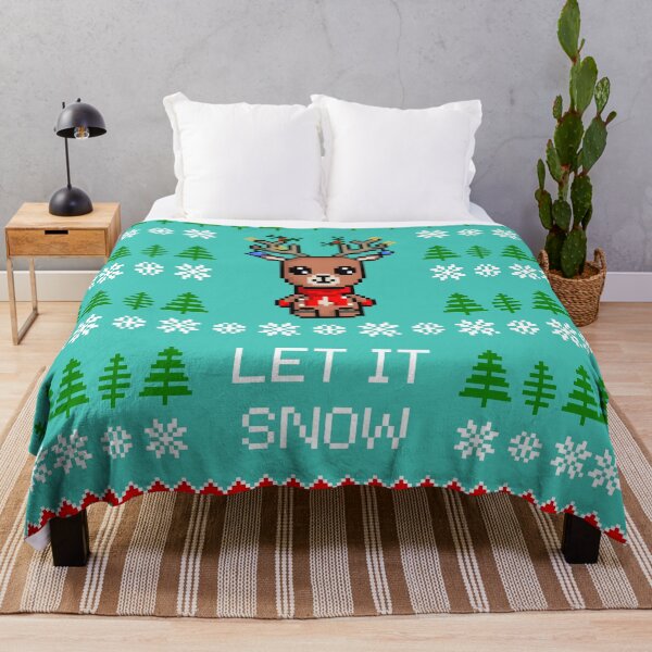 Item preview, Let it Snow Xmas Snow Christmas Deer designed and sold by Pixe11y.