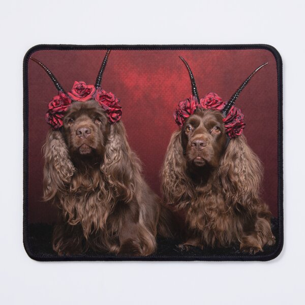 Item preview, Horned Sussex Spaniels designed and sold by SMiddlebrook.