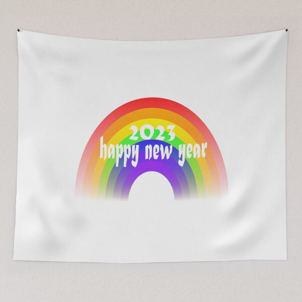 Item preview, Rainbow Happy New Year 2023 designed and sold by Soudesign99.