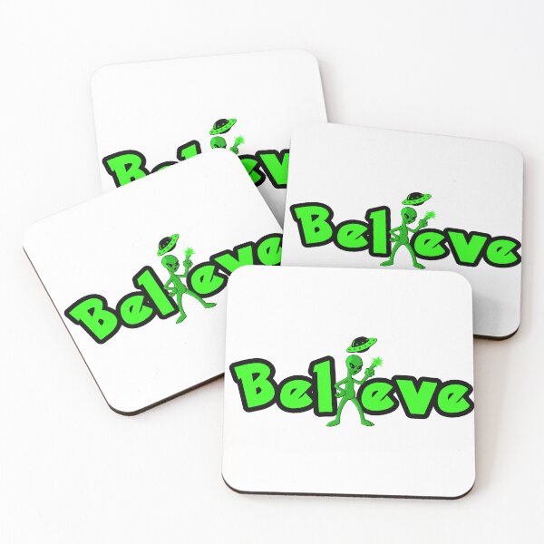 Item preview, Believe Alien with Spaceship designed and sold by dcohea.