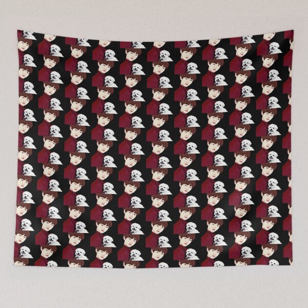 Item preview, Cool Illustration Of Kim Taehyung With A Cute Dog On A Black Background  designed and sold by Kodexstore.