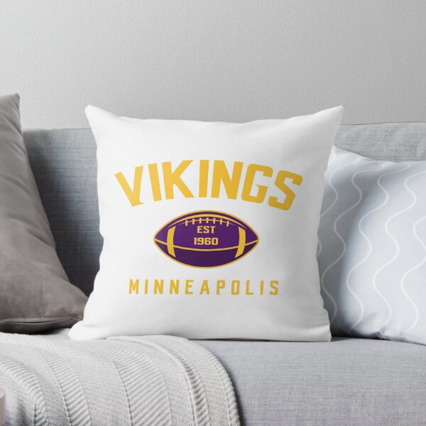 Minnesota Vikings Velvet Throw Pillow Cases 2PCS Square Cushion Cover  16-20''