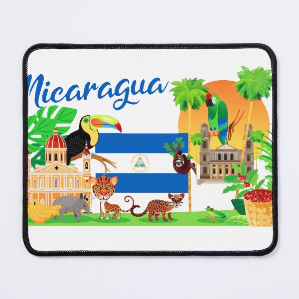 Item preview, Nicaragua Flag Map Heartbeat for Nicaraguan Art Sticker designed and sold by CuteHigh01.