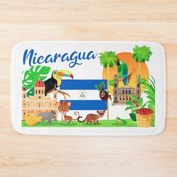 Item preview, Nicaragua Flag Map Heartbeat for Nicaraguan Art Sticker designed and sold by CuteHigh01.