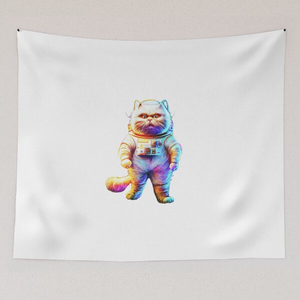 Item preview, Cute Spaceman Astronaut, Grumpy Cat In Space Suit designed and sold by Danylo Mikhnievych.