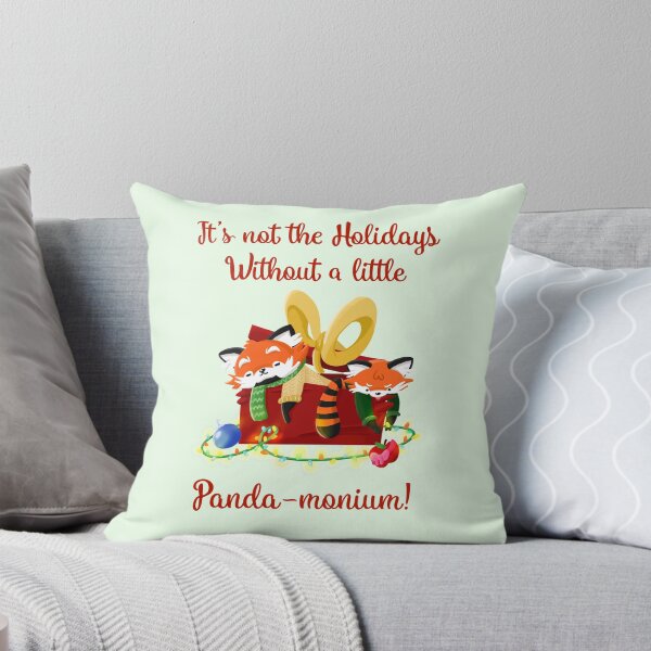 Item preview, Red Panda holiday Pandamonium! designed and sold by RedPandasDaily.