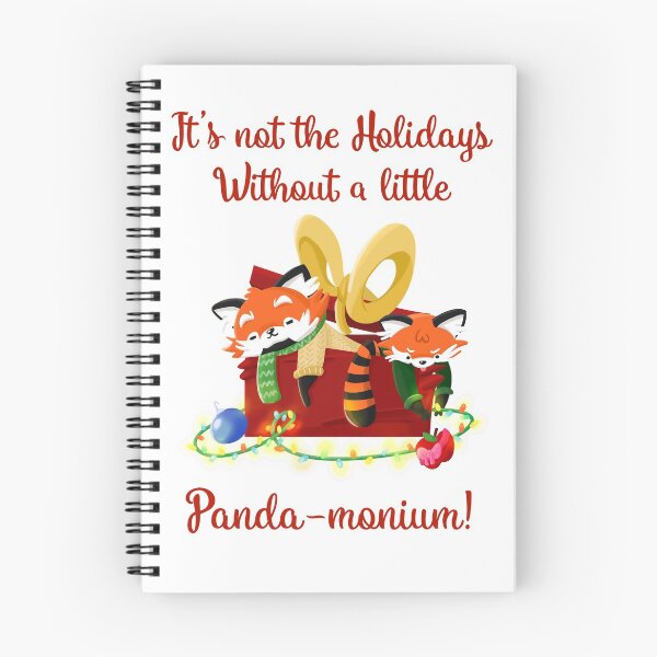 Item preview, Red Panda holiday Pandamonium! designed and sold by RedPandasDaily.
