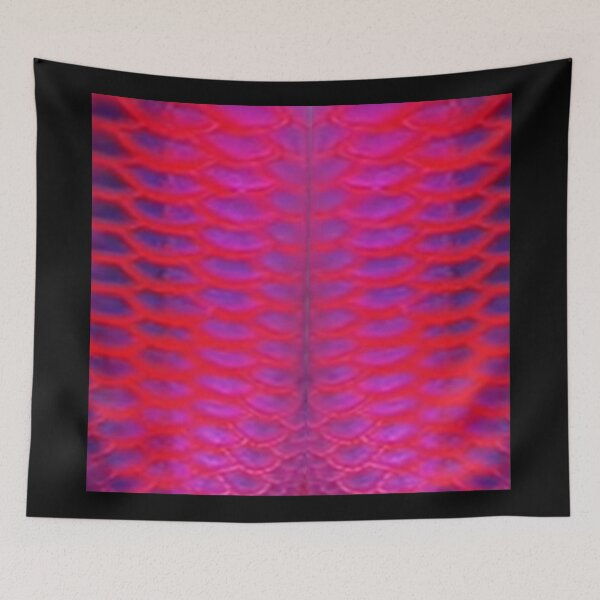 Item preview, Arowana Red and Purple Scale Pattern designed and sold by Artistability.
