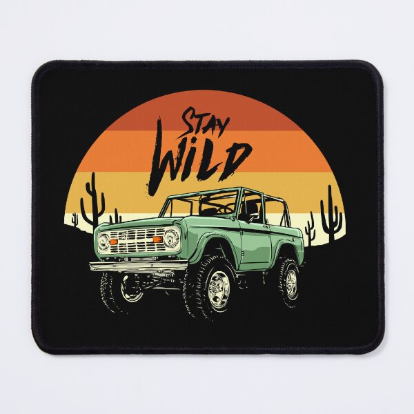 Item preview, Classic Ford Bronco Drawing. Stay Wild. Coyote Bronco designed and sold by Adam Designs.