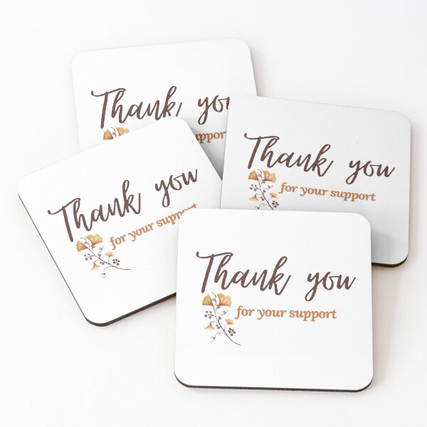 Item preview, Thank you for your support  | Thank you quotes designed and sold by Shambusiness.