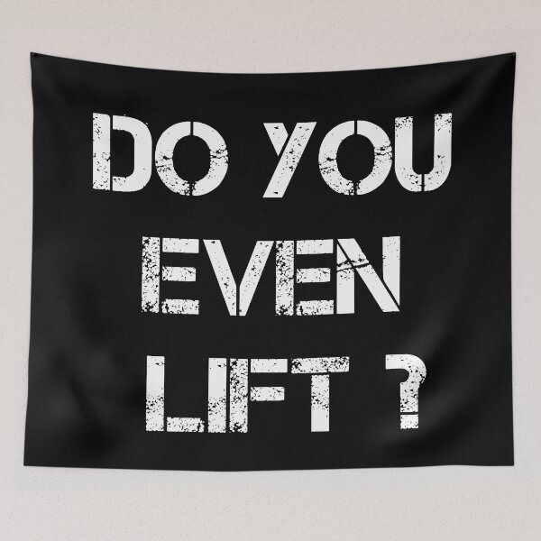 Item preview, Do You Even Lift ? Funny Fitness Quote, Gym Workout designed and sold by EnzoVectorism.