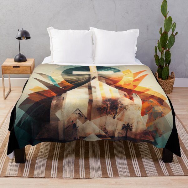 Item preview, Geometric Cross Church Double Exposure Design designed and sold by Art4Christ.
