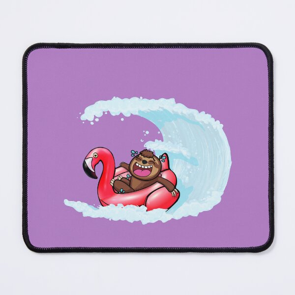 Item preview, Tobogganing a flamingo sloth designed and sold by TipTopTapo.