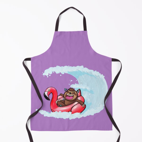 Item preview, Tobogganing a flamingo sloth designed and sold by TipTopTapo.