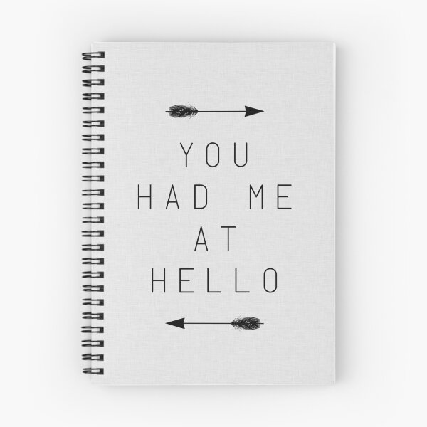 Item preview, You Had Me At Hello Arrow designed and sold by Orara Studio.