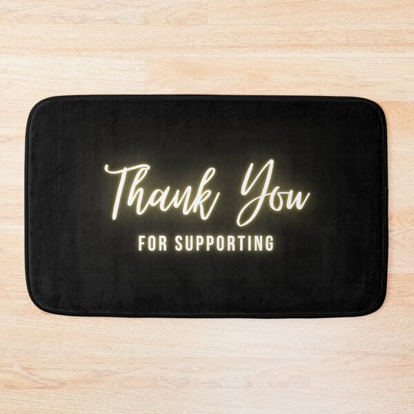 Item preview, Thank you for supporting  | Thank you quotes designed and sold by Shambusiness.