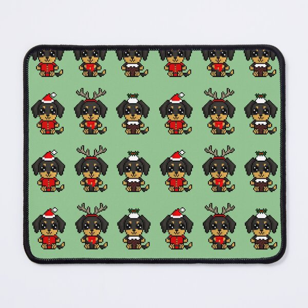 Item preview, Cute Christmas Dachshunds in Funny Festive Dog Outfits designed and sold by Pixe11y.