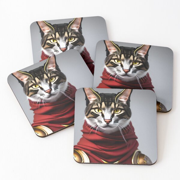 Item preview, Cat in Armor - Modern Digital Art designed and sold by Ai-michiart.