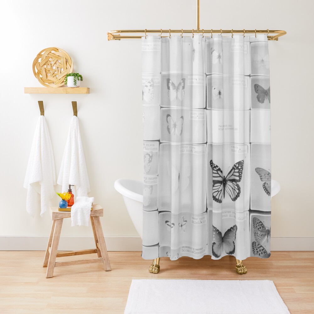 Lepidopterology Shower Curtain