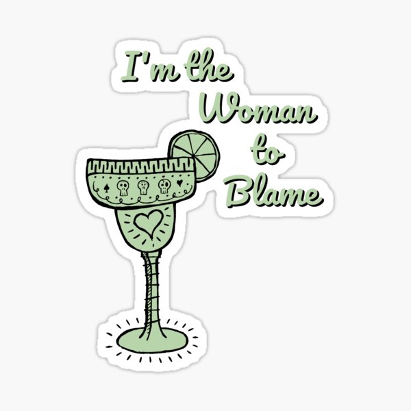 woman-to-blame-sticker-for-sale-by-mclaurin612-redbubble