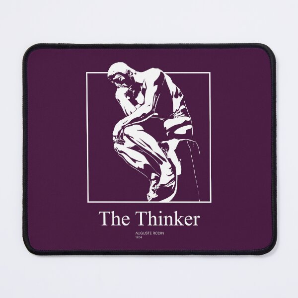 Item preview, 'The Thinker' by Rodin Fine Art Illustration designed and sold by rpalesca.