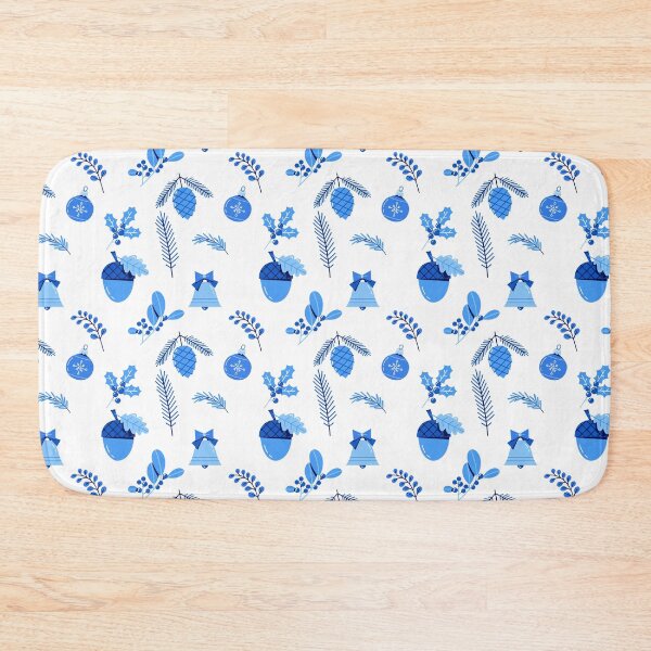 Item preview, Blue Christmas pattern designed and sold by PellSilversmith.