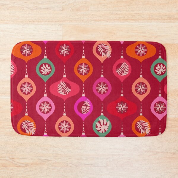 Item preview, Retro Christmas Baubles on Viva Magenta designed and sold by Dominiquevari.
