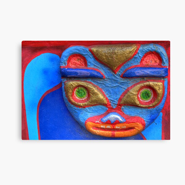 Blue Cat Canvas Print