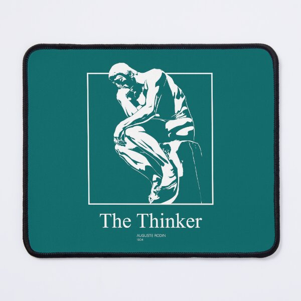 Item preview, 'The Thinker' by Rodin Fine Art Illustration designed and sold by rpalesca.