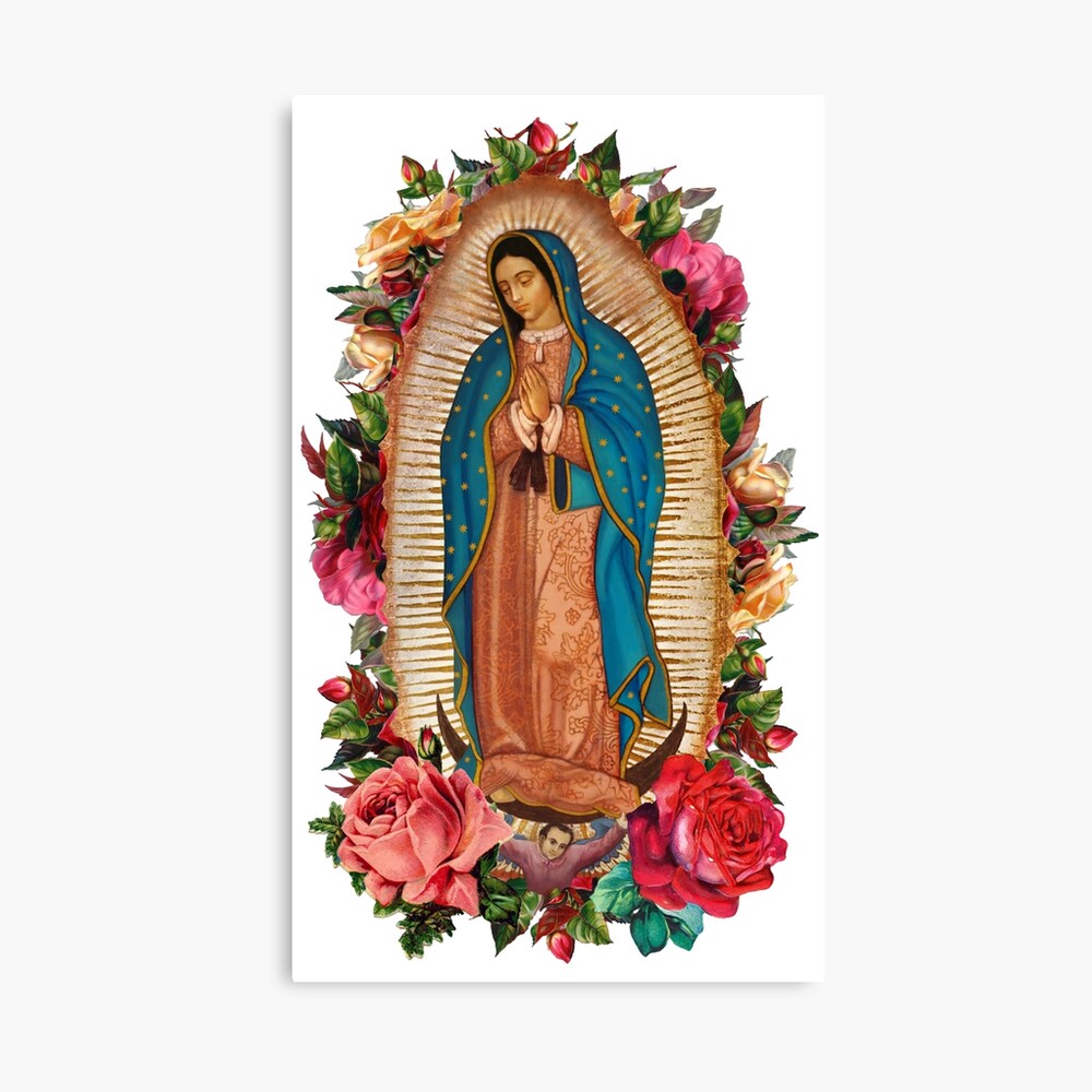 Our Lady of Guadalupe Flowers Photographic Print