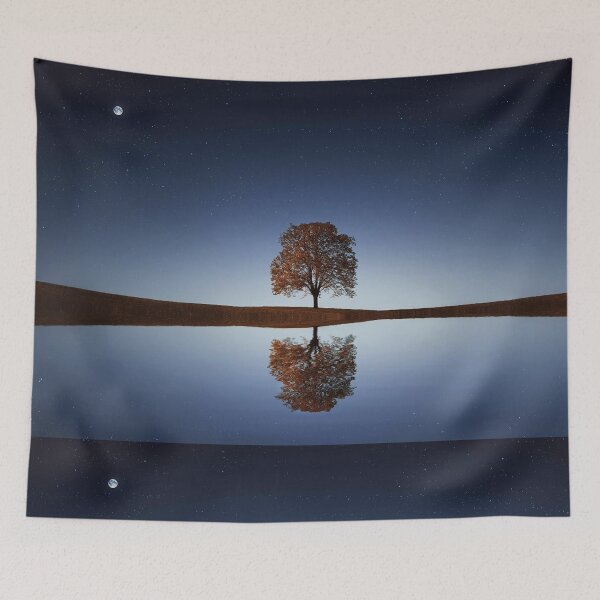 Item preview,  Silhouette of Tree Near Body of Water designed and sold by Store-teto.