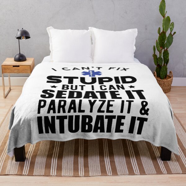 Item preview, Paramedic - I can't fix stupid but I can sedate it paralyze it & intubate it designed and sold by kchappyshop.