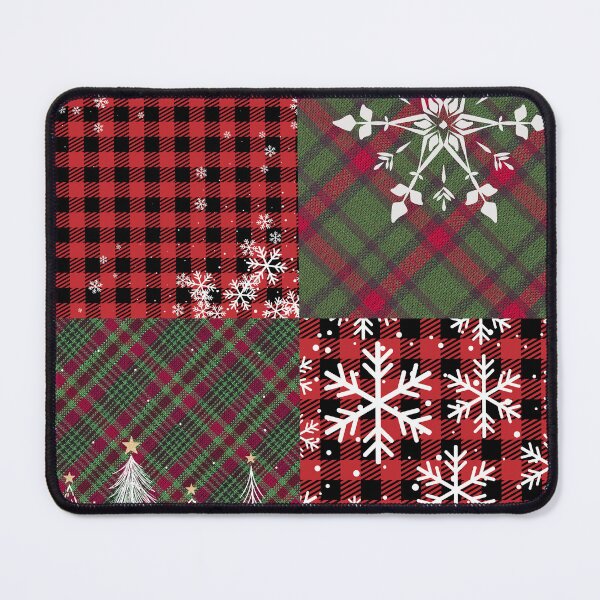 Item preview, Winter Plaid Snowflake Pattern Quilt designed and sold by marvacousins246.