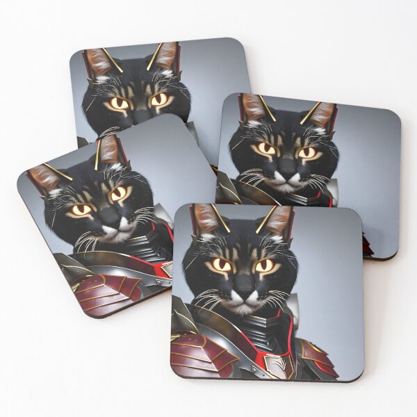 Item preview, Cat in Armor - Modern Digital Art designed and sold by Ai-michiart.