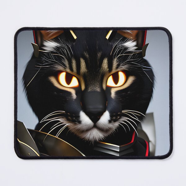 Item preview, Cat in Armor - Modern Digital Art designed and sold by Ai-michiart.