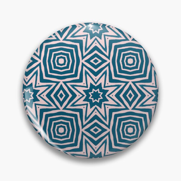 Item preview, Stunning Blue and Pink Geometric Seamless Pattern Print designed and sold by protegra.