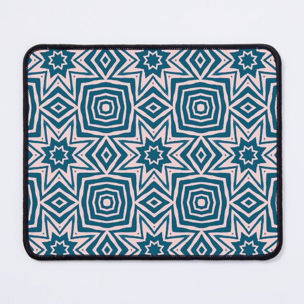 Item preview, Stunning Blue and Pink Geometric Seamless Pattern Print designed and sold by protegra.