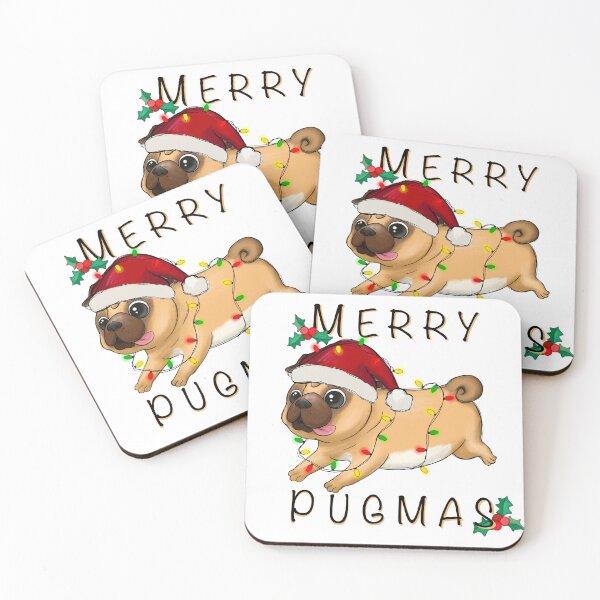 Item preview, merry pugmas designed and sold by sweetanndspooky.