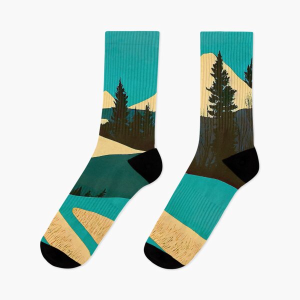 Item preview, Serene Slopes: Abstract Mountain Landscape designed and sold by Studio Axis.