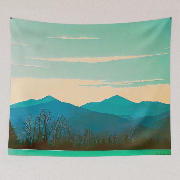 Item preview, Early Summer Green: Silkscreen Landscape designed and sold by Studio Axis.